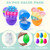JOYIN 48 Pcs Prefilled Easter Eggs with Assorted Toys, Filled with Mochi and pop Bubble for Easter Egg Hunt, Kids Basket Stuffers, Party Favor Decor Supply, Classroom Prize