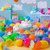 JOYIN 48 Pcs Prefilled Easter Eggs with Assorted Toys, Filled with Mochi and pop Bubble for Easter Egg Hunt, Kids Basket Stuffers, Party Favor Decor Supply, Classroom Prize