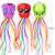 HENGDA KITE 3 Pack Octopus Kite,for Kids and Adults,Easy to Fly,Excellent Fabric and Structure Design,The Pictures are Beautiful in high Definition,Suitable for Beginners(17x116) in