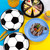 40 Pcs Soccer Plates and Napkins Party Supplies, Soccer Birthday Party Decorations Disposable Paper Plates and Napkins Tableware Set for Sports Theme Birthday Party Baby Shower Serves 20