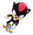 Sonic The Hedgehog New_8967 Great Eastern GE-8967 - Shadow Plush, 12", Multicolor