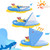 LAYCOL Baby Pool Float with UPF50+ Sun Protection Canopy and Toy Play Console for Infant, Toddler, Adjustable Safety Seat for 3-36 Months