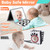 Black and White High Contrast Baby Books Flash Cards Tummy Time Mirror Toys Newborn Toys 0-3 Infant Stimulating Sensory Toy 0-6 3-6 2 4 5 Months Old Baby Boy Girl Shower Gifts Easter Basket Stuffers