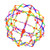 Sunny Days Entertainment Expandable Ball  Breathing Toy Sphere for Kids & Adults  Expands from 6.5 to 13"