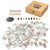 Spin Master Games, Yellowstone Mexican Train Dominoes Set, Classic Tile Board Game in Wood Case for Family Game Night, Modern Dominoes, for Adults and Kids, 2-8 Players Ages 8 & Up
