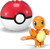 MEGA Pokmon Building Toys Set Pichu & Charmander with 40 Pieces, 2 Poseable Characters and Pok Ball, 2 Inches Tall, for Kids
