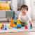 MEGA BLOKS First Builders Toddler Building Blocks Toy Set, ABC Musical Train with 50 Pieces, Music and Sounds, Ages 1+ Years