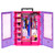 Barbie Doll & Playset, Fashionistas Ultimate Closet with Clothes (3 Outfits) & Fashion Accessories Including 6 Hangers