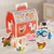 Melissa & Doug Wooden Take-Along Barn Toy with Flip-Up Roof and Handle, 10 Farm Play Pieces, Shape Sorting And Stacking Learning Toys For Toddlers And Kids Ages 2+