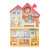 Bluey Mini Home Playset | Compact House Playset with Carry Handle | Three Different Rooms | Kitchen, Bedroom and Bathroom | Includes Figure with 5 Play Pieces