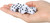 50 Pack 16MM White Dice - Six Sided Standard Opaque White Dice with Black Pips Dots for Board Games