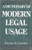A Dictionary of Modern Legal Usage