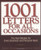 1001 Letters For All Occasions: The Best Models for Every Business and Personal Need