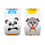 600 Adorable Round Land Animal Stickers in 16 Designs with Perforated Line Expanded Version (Each Measures 1.5" in Diameter)