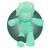 Stuffed Animals for Kids With Broken Arms - Stuffed Animal With Cast On Arm or Leg - Cast Location and Color Choice - Broken Leg Gifts for Kids - Broken Bone Gifts by Kikilishop (Green Dinosaur)