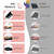 eulps Mouse Pad with Wrist Rest, Comfortable Computer Mousepad with Gel Wrist Support Smooth Surface and Non-Slip PU Base for Pain Relief, Laptop, Office & Home (Pink Marble)