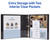Avery Durable View 3 Ring Binders, 1.5 Inch Slant Rings, 375-Sheet Capacity, DuraHinge, 2.1 Inch Wide Spine, Customizable Clear Covers and Spine, 1 Black Binder (17021)