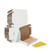 HORLIMER 6x4x1 Shipping Boxes Set of 30, White Corrugated Cardboard Mailer Box for Packing Small Business