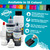 MaxMark Premium Refill Ink for self Inking Stamps and Stamp Pads, Pink Color - 2 oz.