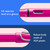 LAMY safari pink - Fountain Pen with ergonomic grip & polished steel nib in size EF - ideal for any Writing & Calligraphy - including LAMY T 10 blue cartridge - Right-Handed