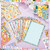 TaoBary 160 Packs Stationery Paper Set (50 Double Sided Stationery Writing Papers 50 Matching Envelopes) 60 Round Dot Sticker, 10 Design(Kawaii,5.5 x 8.25 Inch)