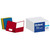 Oxford 25 Two-Pocket Folders Letter Size Assorted Colors 57513 + 500 Count 3x5 Blank Index Cards White 40175