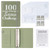 NICOOTH 100 Envelopes Money Saving Binder A5 Savings Challenge Book (A5green)