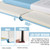 EMOMAS Lined Journal Notebook, 6Pack(sky blue), 160 Pages, Medium 5.7 inches x 8 inches - 100 gsm Thick Paper, Hardcover