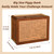 10000 Kakeibo Wooden Money Saving Challenge Box Cash Vault Piggy Bank for Adults Kids Savings Goals Smash Box Saver for Boys and Girls (10 Amounts)