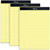 Alitte Yellow Legal Notepads 8.5 x 11, Pack of 3 - Perforated Wide Ruled Writing Pad - Premium Thick Paper, No Ink Bleeding - Blank Legal Pads For Home, Office, School, Business - 50 Sheets Per