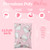 Pretty Package Store 6x9 Designer Christmas Holiday Poly Mailers 100 Pack Heavy Duty Waterproof Self Seal Shipping Bags Large Mailing Envelopes Bulk Tear Resistant Cute Packaging Pink Santa