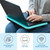 LAPGEAR Compact Lap Desk - Fits up to 15 Inch Laptops - Aqua Sky - Style No. 43109