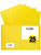 SUNEE Folders with Pockets(25 Pack, Yellow), 2 Pocket Folders Fit Letter Size Paper, Paper File Folder for School Office Home Business