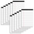 5" x 8" Note Pads 12 Pack of Legal Pads 30 Sheets Notepad College Ruled Small Writing Pads Perforated Pages Paper Pads 80GSM Heavyweight Paper Note Pads for Home, Office, or School