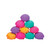 Schylling NeeDoh Teenie Funky Pups - Sensory Squeeze Toy - Contains 3 Mini Groovy Globs - 1.5" Wide - Color May Vary (Pack of 1)