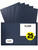 SUNEE Folders with Pockets(25 Pack, Dark Blue), 2 Pocket Folders Fit Letter Size Paper, Paper File Folder for School Office Home Business