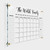 FAMILY NAME CALENDAR Personalized Acrylic Wall Calendar - Personalized Calendar 2025, Horizontal Wall Calendar, Monthly and Weekly Calendar, Housewarming Gift, Goals, To Do