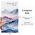 Pocket Calendar 2025-2026 for Purse, Two Year Monthly Planner Pocket Size, Jan 2025 to Dec 2026, Monthly Planner Small Size (6.5" x 3.5")-Distant Peaks