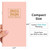 Pocket Calendar 2025-2026 for Purse, Two Year Monthly Planner Pocket Size, Jan 2025 to Dec 2026, Monthly Planner Small Size (6.5" x 3.5")- Pink