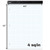 Mr. Pen- Graph Paper, Grid Paper Pad, 4x4 (4 Squares per inch), 8.5"x11", 55 Sheets, 3-Hole Punched, Grid Paper, Graph Paper Pad, Graphing Paper, Computation Pads, Drafting Paper, Blueprint Paper