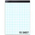 Mr. Pen Graph Paper, 5x5 (5 Squares per inch), 11"x8.5" Engineering Graph Paper Pad, 55 Sheet