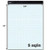 Mr. Pen Graph Paper, 5x5 (5 Squares per inch), 11"x8.5" Engineering Graph Paper Pad, 55 Sheet