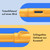 Lamy safari mango Fountain Pen with Ergonomic Grip and Polished Steel Nib in Line Width EF Robust ASA Plastic Includes Ink Cartridge T 10 Blue Right-Handed
