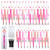 DASTTUIS 150 Pieces DIY Beadable Pen Kit  50 Plastic Ballpoint Pens with Refills & Bags  School Supplies, Office Accessories, & Decorative Items for Students & Teachers Blue