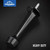 HOMOTEK 18 Pack Heavy Duty Solid Rigid Door Stop with Soft Rubber Tip, Zinc Die Cast Door Stopper Protect Wall & Door, Black