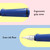 LAMY safari blue - Fountain Pen with ergonomic grip & polished steel nib in size F - ideal for any Writing & Calligraphy - including LAMY T 10 blue cartridge - Right-Handed
