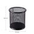 Black Pen Holder Cup for Desk, Black Wire Mesh Pencil Cup Holder for Desk Office Pen Organizer