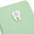 Handmade Tooth Thank You Card with Matching Envelope  Custom Pastel Green Blank Dentist Greeting Card - Perfect Graduation Gift for Dentist - Nursing - Medical Assistant Gifts