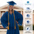 Tassel Depot Graduation Honor Cord - Navy/Gray - Every School Color Available - Made in USA