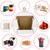 RLAVBL 7x5x2 Inches Shipping Boxes Set of 25, White Small Corrugated Cardboard Box, Mailer Boxes for Packing Small Business